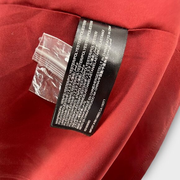 Keepsake The Label Curious Sheer Cocktail Dress Halter Red Sleeveless Wrap XL - Picture 15 of 15